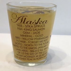 Alaska shot glass EUC